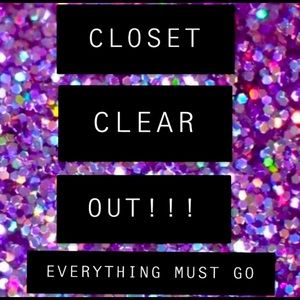 Everything Must Go! Closet clear out!